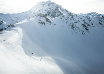 Feel freedom, deep snow slopes and powder snow directly in front of the door at Hotel Haus Jausern