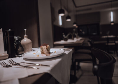 Genießt ein viergängiges Abendmenü, Dinner im Haus Jausern, Menü, Restaurant, fein speisen und den Tag ausklingen lassen